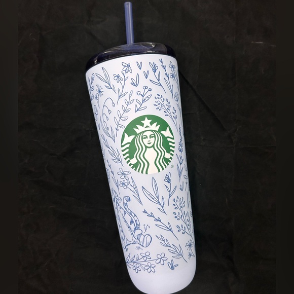 Starbucks Accessories - Disney Parks Winnie the Pooh Starbucks drink tumbler with straw